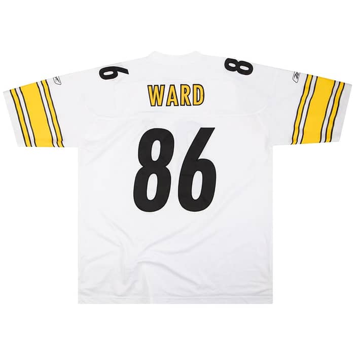 2008-11 Pittsburgh Steelers Ward #86 Reebok Premier Jersey (Away) XXL