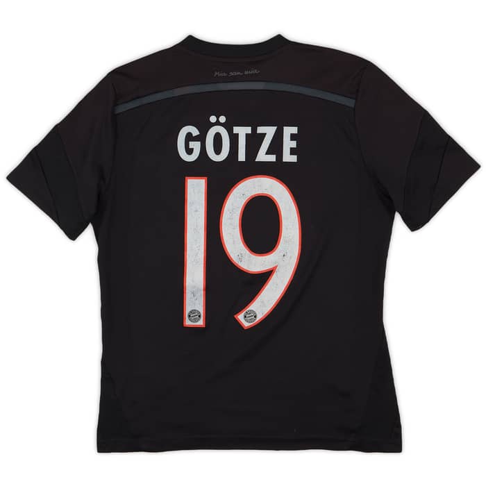 2014-15 Bayern Munich Third Shirt Gotze #19 - 6/10 - (L.Boys)