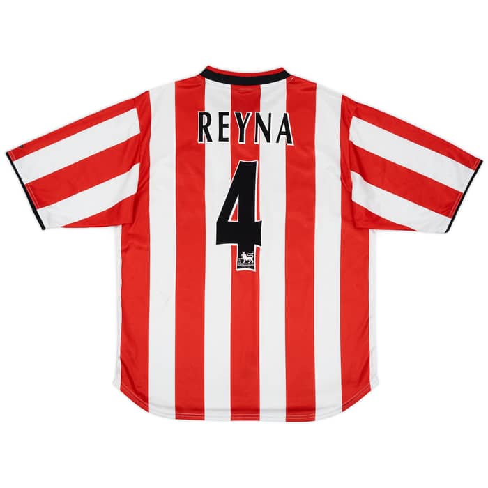 2000-02 Sunderland Home Shirt Reyna #4 - 6/10 - (L)