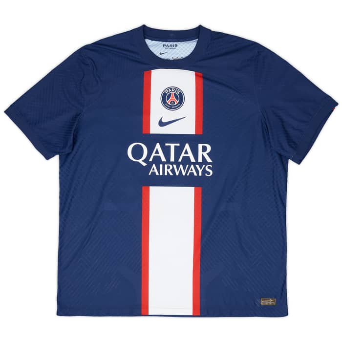 2022-23 Paris Saint-Germain Authentic Home Shirt Mbappe #7 - 7/10 - (XL)