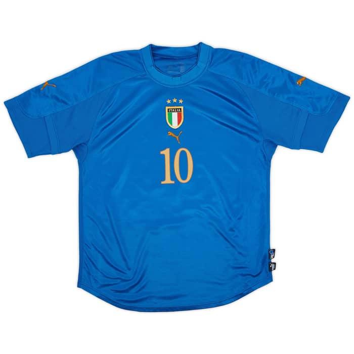 2004-06 Italy Home Shirt Totti #10 - 5/10 - (L)