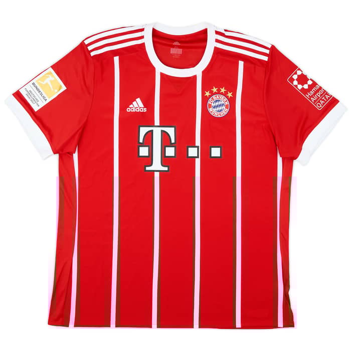 2017-18 Bayern Munich Home Shirt James #11 - 10/10 - (XL)