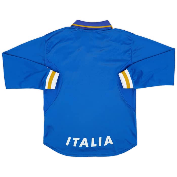 1996-97 Italy Home L/S Shirt - 8/10 - (L.Boys)
