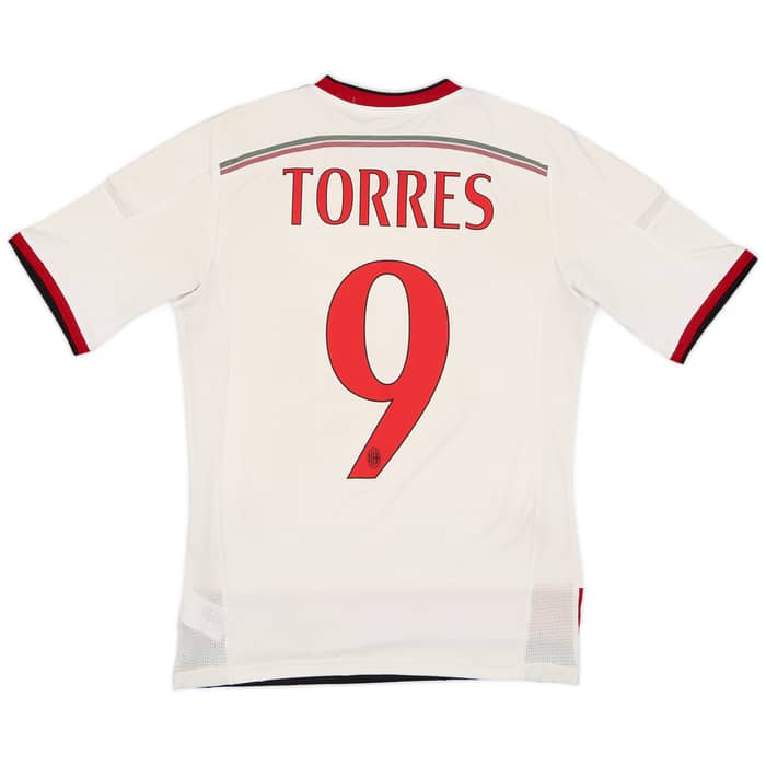 2014-15 AC Milan Away Shirt Torres #9 - 5/10 - (S)