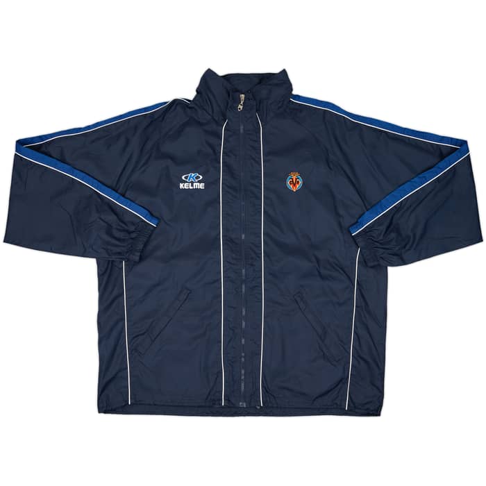 1999-00 Villarreal Kelme Hooded Rain Jacket - 8/10 - (XXL)