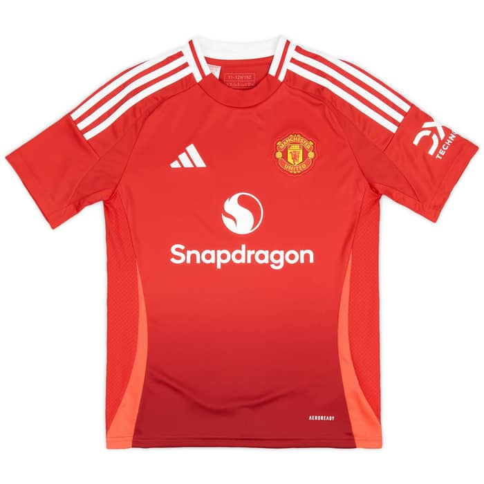 2024-25 Manchester United Home Shirt Amad #16 (KIDS)