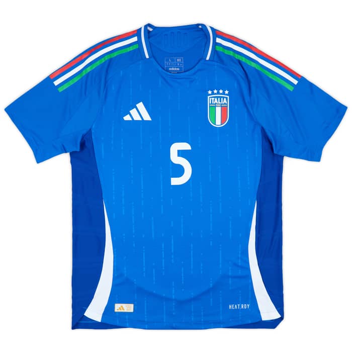 2024-25 Italy Authentic Home Shirt Calafiori #5