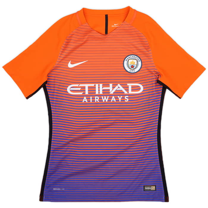 2016-17 Manchester City Authentic Third Shirt Fernandinho #25 - 9/10 - (M)