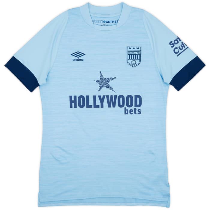 2022-24 Brentford Away Shirt Toney #17 - 7/10 - (S)