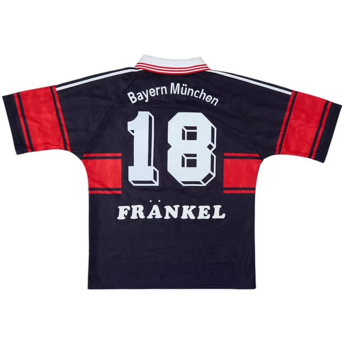 1997-99 Bayern Munich Home Shirt Frankel #18 - 8/10 - (L)
