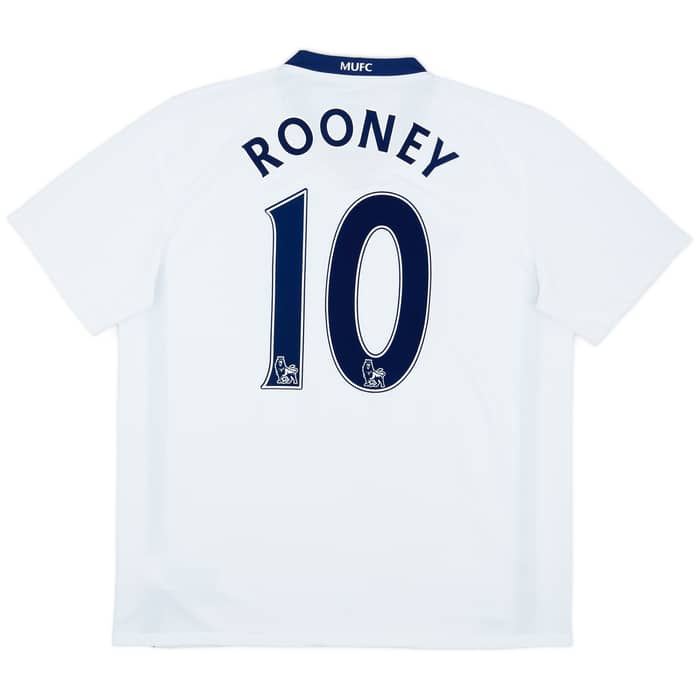 2008-10 Manchester United Away Shirt Rooney #10