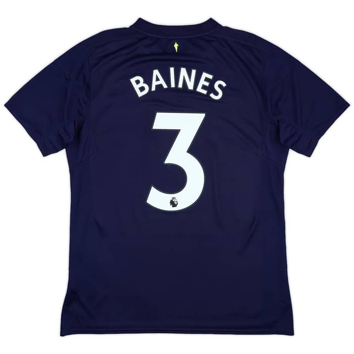 2017-18 Everton Third Shirt Baines #3 - 9/10 - (L)