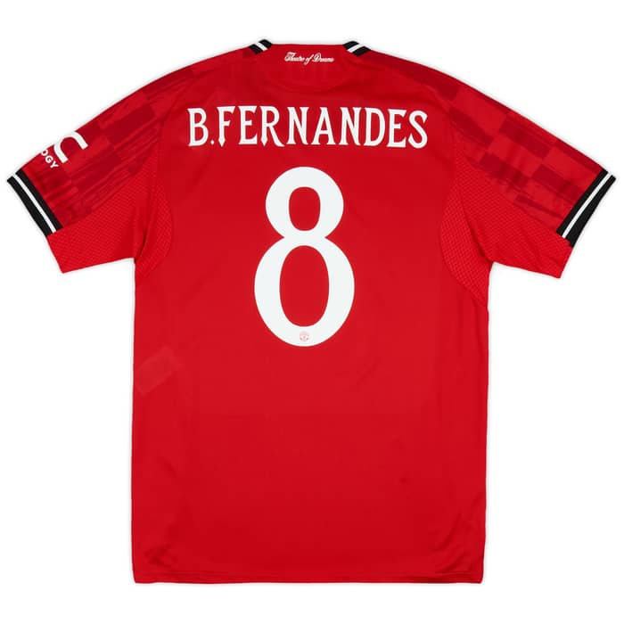 2025-26 Manchester United Authentic Home Shirt B.Fernandes #8