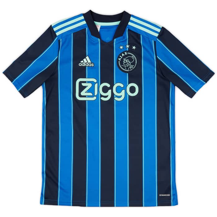2021-22 Ajax Away Shirt Brobbey #18 - 10/10 - (XL.Boys)