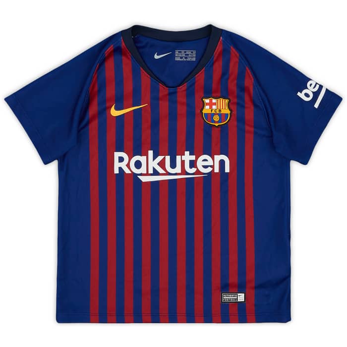2018-19 Barcelona Home Shirt - 9/10 - (3-4 Years)
