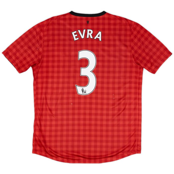 2012-13 Manchester United Home Shirt Evra #3 - 5/10 - (L)