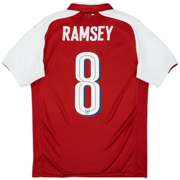 2017-18 Arsenal Home Shirt Ramsey #8 - 5/10 - (S)