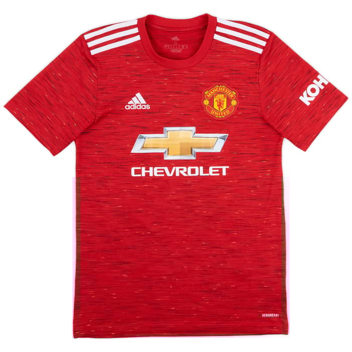 2020-21 Manchester United Home Shirt B.Fernandes #18 - 10/10 - (S)