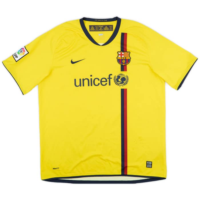 2008-10 Barcelona Away Shirt Messi #10 - 7/10 - (XL)