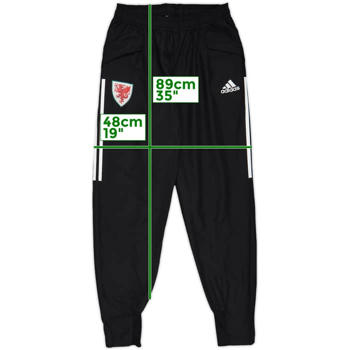 2019-20 Wales adidas Track Pants/Bottoms - 9/10 - (S)