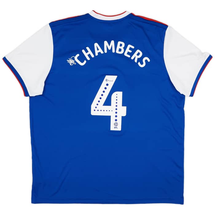 2018-19 Ipswich Home Shirt Chambers #4 - 9/10 - (XXL)