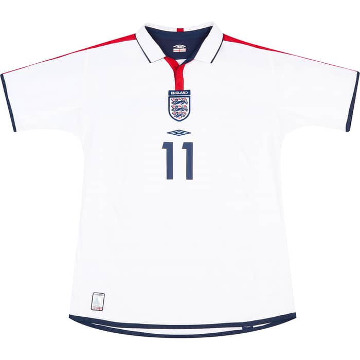 2003-05 England Home Shirt Lampard #11