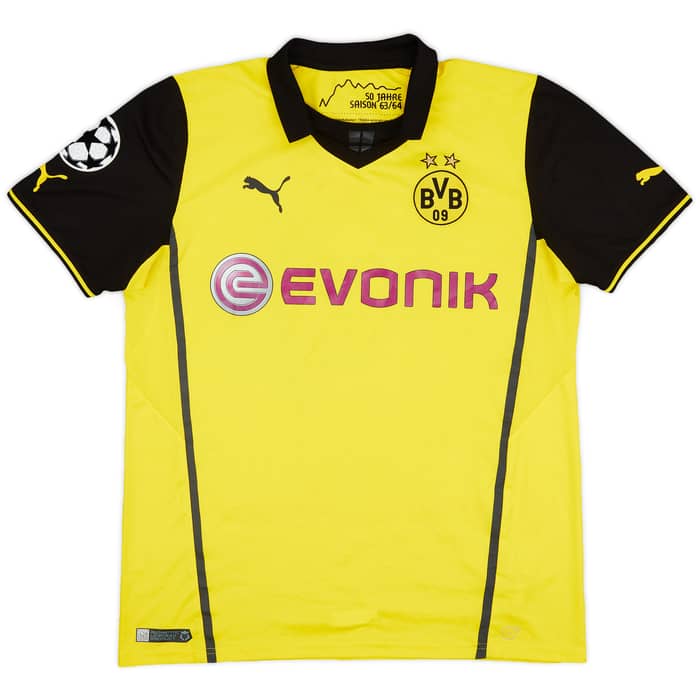2013-14 Borussia Dortmund Home Shirt Jojic #14 - 8/10 - (L)