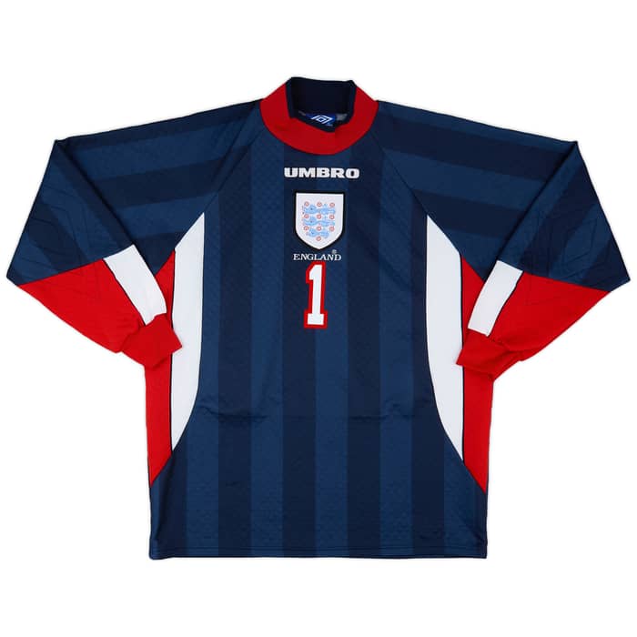 1998-99 England GK Shirt Seaman #1 - 9/10 - (L)