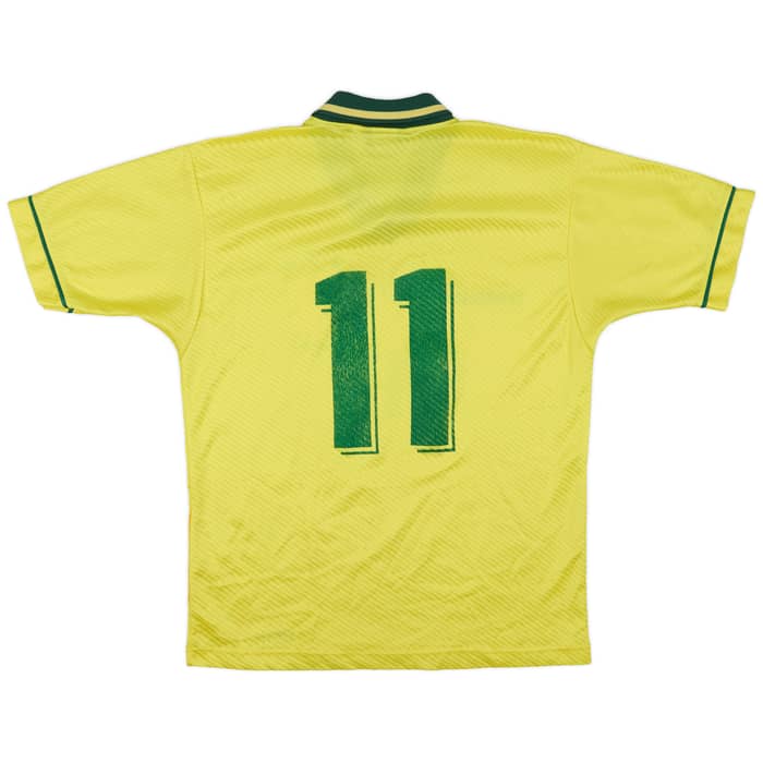 1994 Brazil Home Shirt #11 - 7/10 - (M)