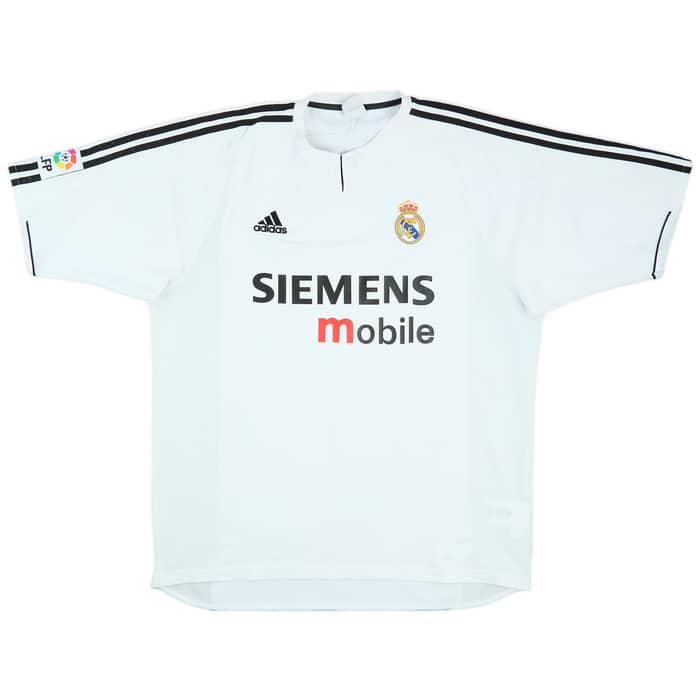 2003-04 Real Madrid Home Shirt I. Helguera #6 - 5/10 - (XL)