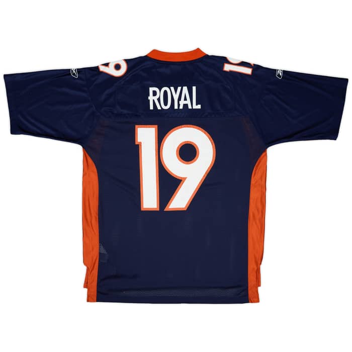 2008-11 Denver Broncos Royal #19 Reebok On Field Home Jersey - 6/10 - (XL)