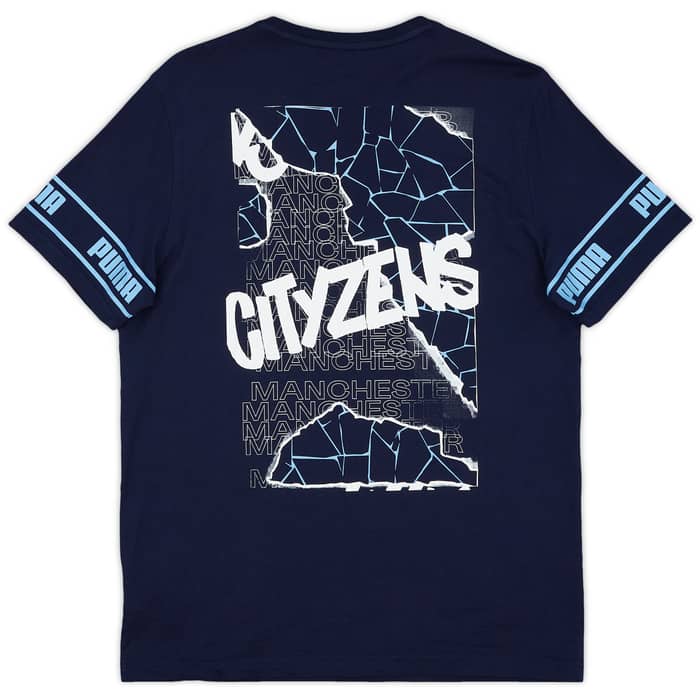 2021-22 Manchester City Puma Leisure Shirt - 9/10 - (L)
