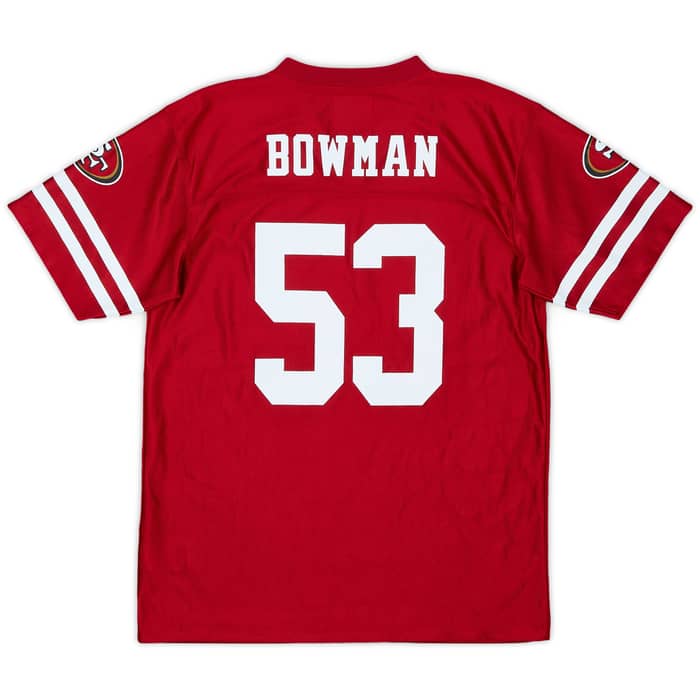 2012-16 San Francisco 49ers Bowman #53 NFL Replica Home Jersey - 8/10 - (XL.Boys)