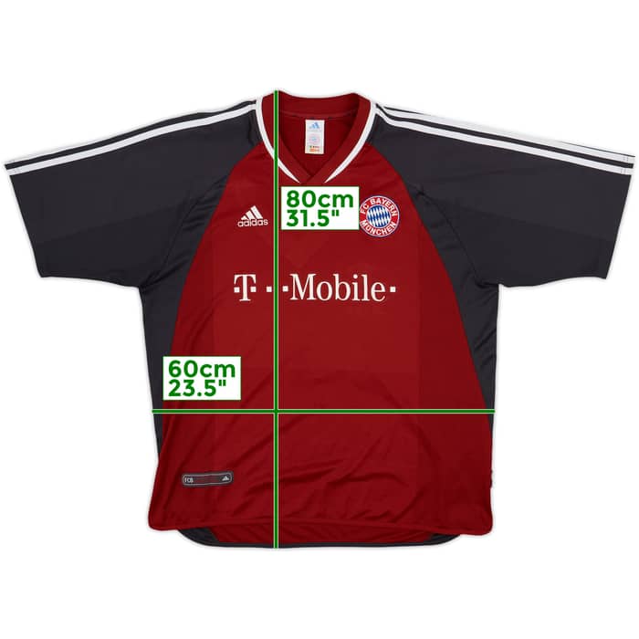 2002-03 Bayern Munich Home Shirt Elber #9 - 5/10 - (XL)