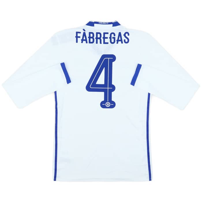 2016-17 Chelsea Player Issue Third L/S Shirt Fabregas #4 (M)