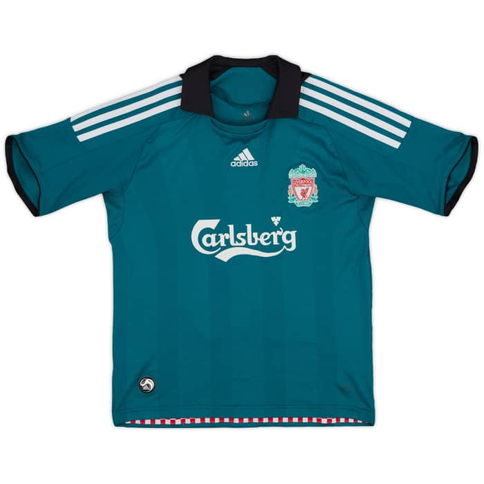 2008-09 Liverpool Third Shirt Kuyt #18 - 7/10 - (S.Boys)