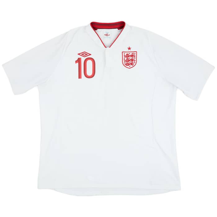 2012-13 England Home Shirt Rooney #10 - 7/10 - (3XL)
