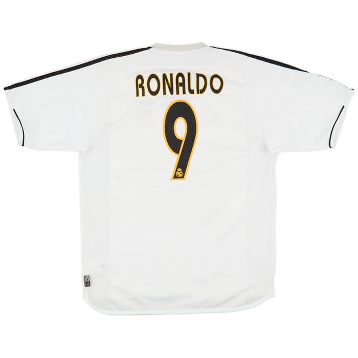 2003-04 Real Madrid Home Shirt Ronaldo #9 - 5/10 - (L)