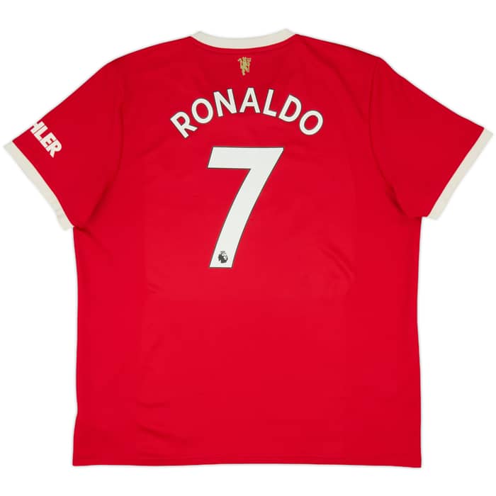 2021-22 Manchester United Home Shirt Ronaldo #7 - 6/10 - (XXL)