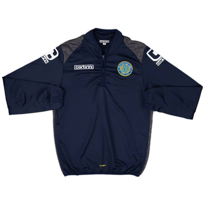 2013-14 Macclesfield Town Carbrini 1/4 Zip Training Top - 8/10 - (M)