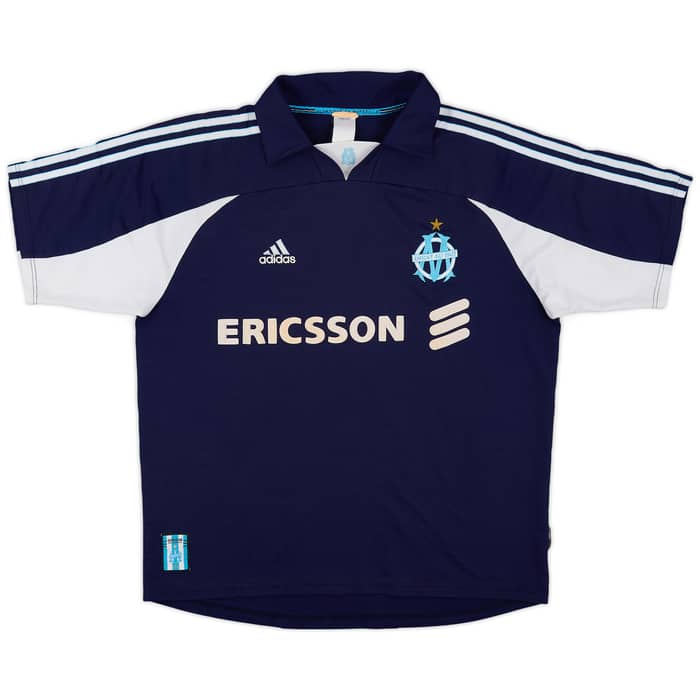 1999-00 Olympique Marseille Away Shirt Pires #7 - 8/10 - (XL)
