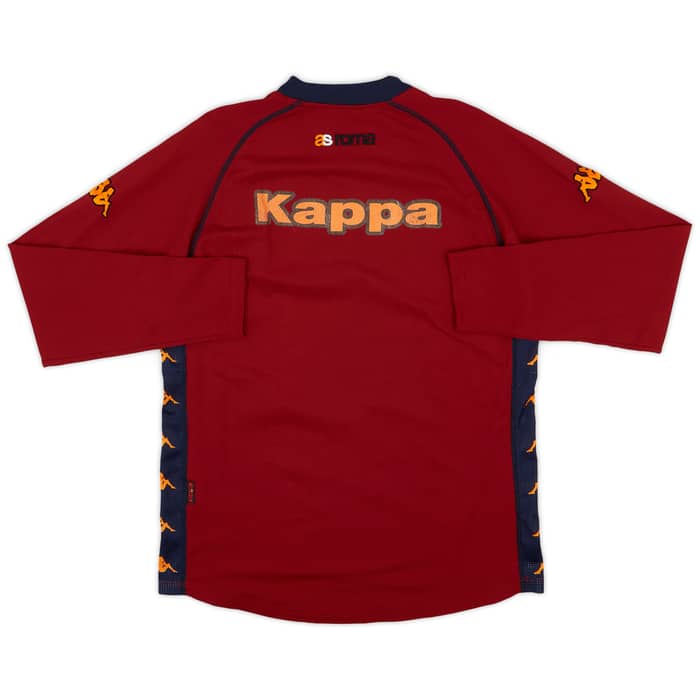 2001-02 Roma Kappa Training L/S Shirt - 8/10 - (S)