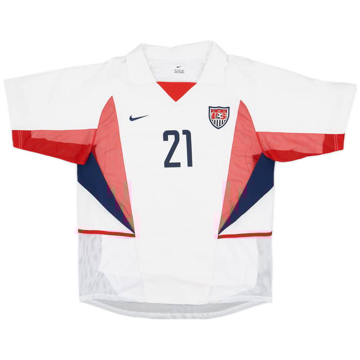 2002-03 USA Player Issue Home Shirt Donovan #21 - 6/10 - (M)