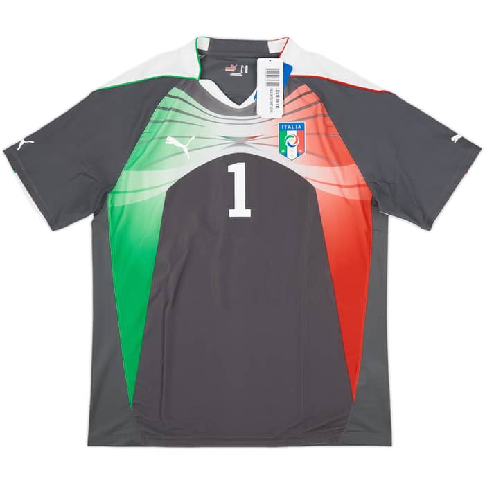 2010-12 Italy Player Issue GK S/S Shirt Buffon #1 (XXL)