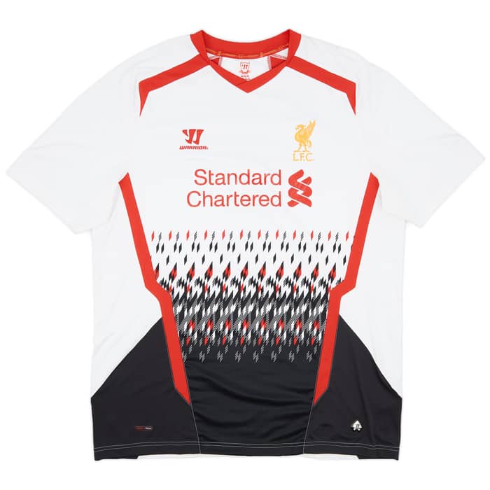 2013-14 Liverpool Away Shirt Gerrard #8 - 6/10 - (3XL)