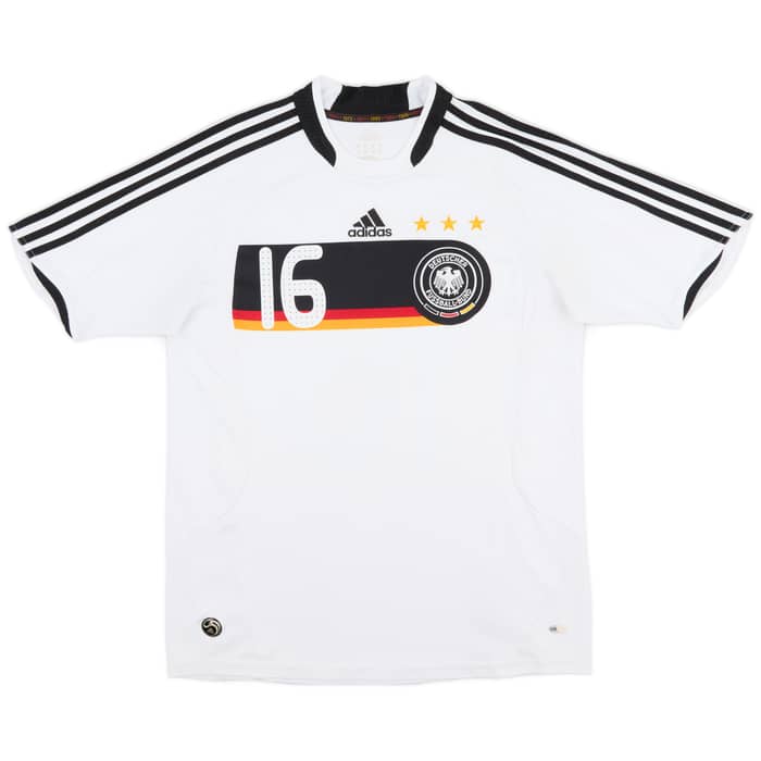2008-09 Germany Home Shirt Lahm #16 - 8/10 - (XL.Boys)