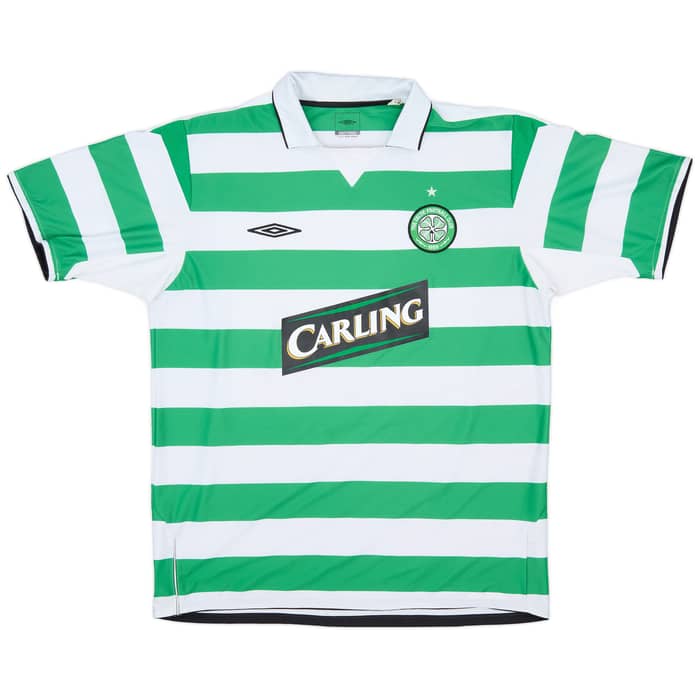 2004-05 Celtic Home Shirt Lambert #14 - 6/10 - (XL)