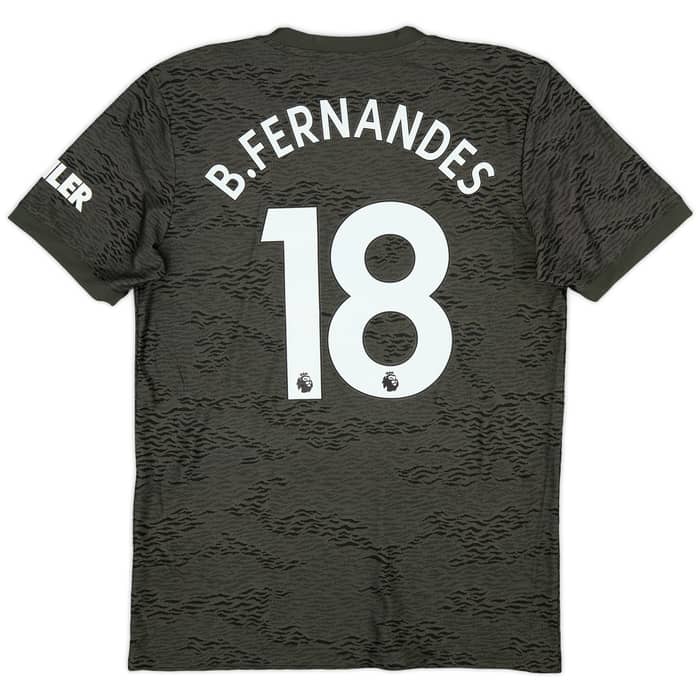 2020-21 Manchester United Away Shirt B.Fernandes #18 - 6/10 - (M)