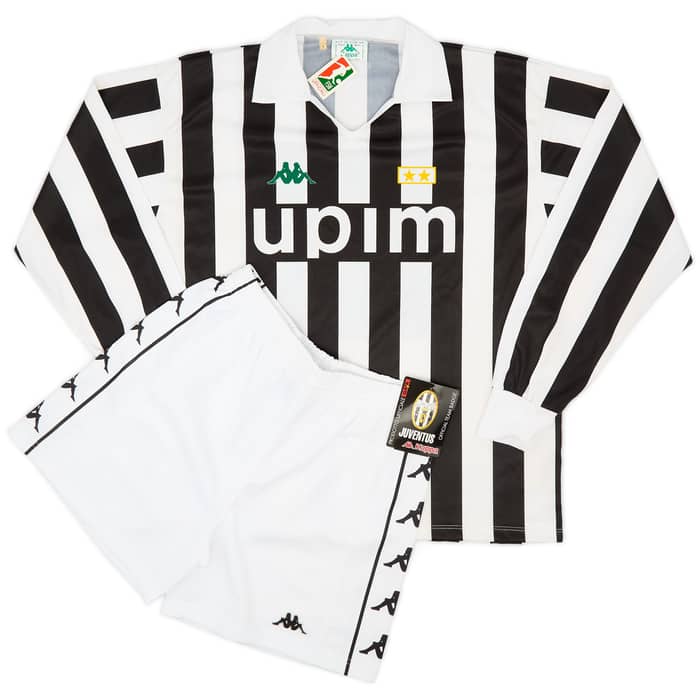 1991-92 Juventus Basic Home Shirt and Shorts (L)
