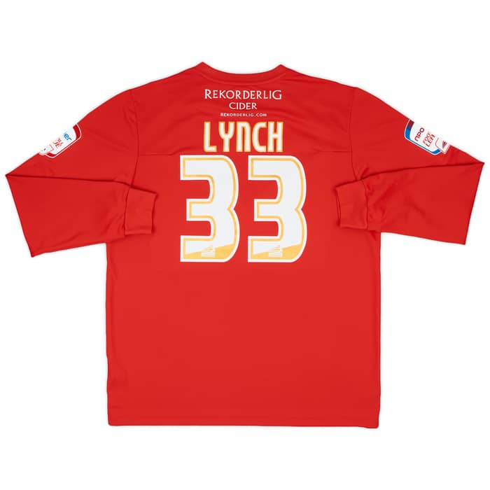 2012-13 Huddersfield Match Issue Third L/S Shirt Lynch #33